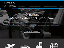 Tablet Screenshot of omahametrolimo.com